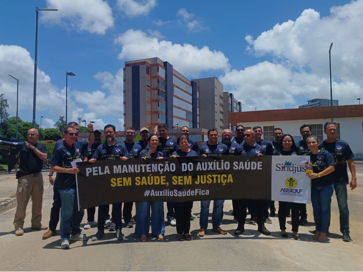 Servidores da JF de Alagoas definem ações pela manutenção do auxílio saúde com novo ato no dia 22