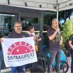 Em defesa da manutenção do Auxílio-saúde para servidores e servidoras do TRF5, terceiro ato é realizado em frente à sede daSJCE