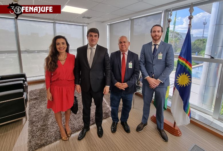 No CNJ, Fenajufe se reúne com o conselheiro Bandeira de Mello e discute quintos, PL 2342/22 e Fórum de Carreira