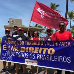 Sintrajuf-PE presente no ato do 1º de maio em Recife