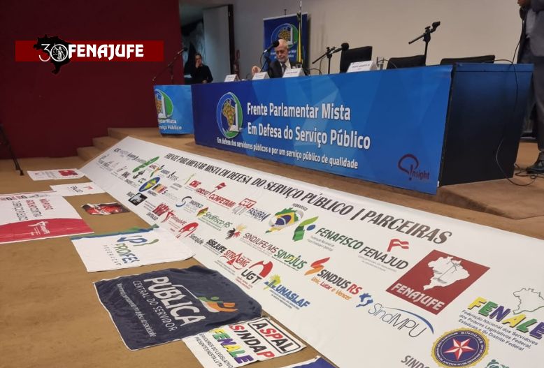 Seminário Mitos e Verdades sobre o Funcionalismo Público e Arcabouço Fiscal encerram debates no relançamento da Frente Parlamentar