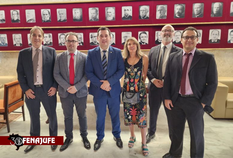 Fenajufe participa de audiência no STF com ministro Edson Fachin sobre ADI 7338 que questiona o NS