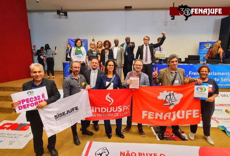 Fenajufe e Sindicatos participam do relançamento da Frente Parlamentar Mista em Defesa do Serviço Público