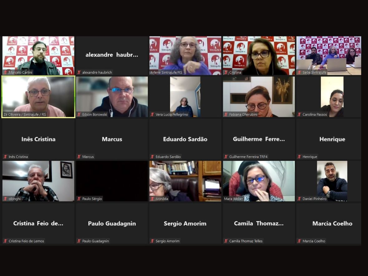 Assembleia do Sintrajufe/RS aprova calendário de mobilizações pela antecipação de parcela da reposição; atividades acontecem na semana de 8 de agosto no estado e em Brasília