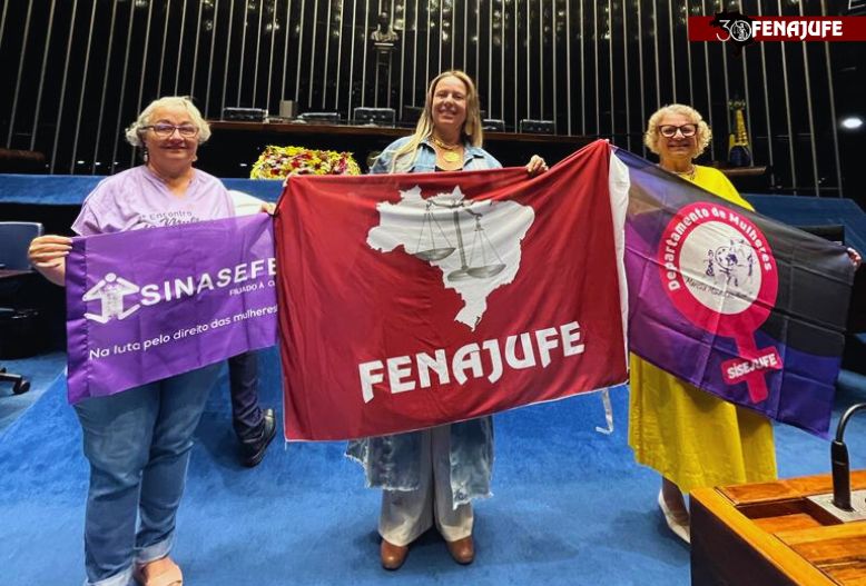 Fenajufe participa de sessão solene no Senado em homenagem à Marcha das Margaridas