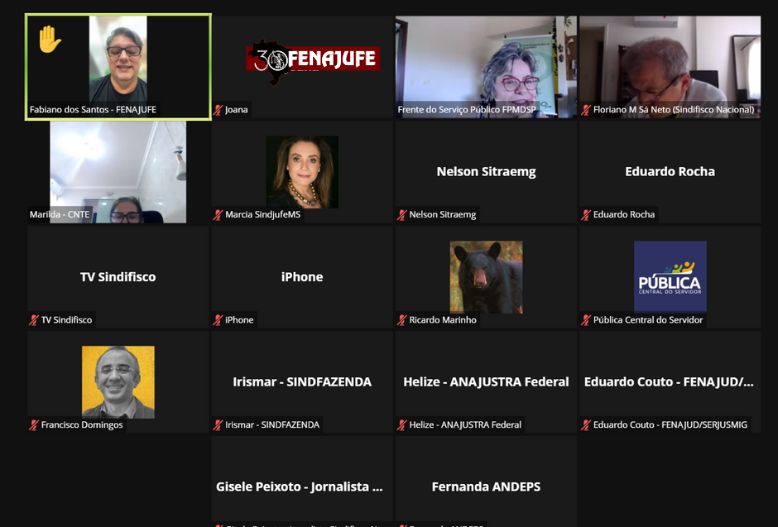 Reunião da Frente Parlamentar convoca atuação unificada contra a PEC 32/20