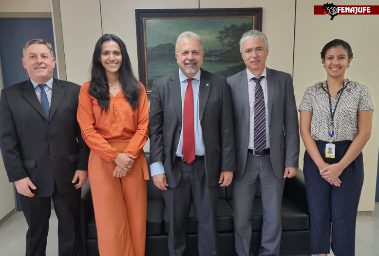 Quintos: Fenajufe busca apoio para sanção ao PL 2342/22 no Ministério da Justiça