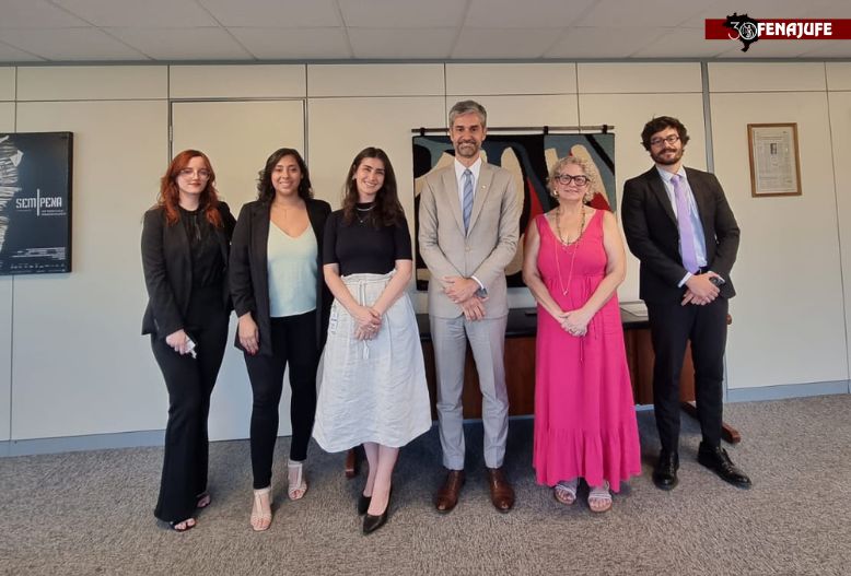 Quintos: Fenajufe reforça pauta da sanção ao PL 2342/22 no Ministério da Justiça