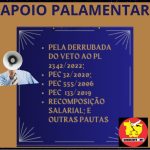 Em busca de apoio para derrubar o veto ao PL 2342/2022 e outras lutas, Sindijufe agenda reunião com a bancada de Mato Grosso