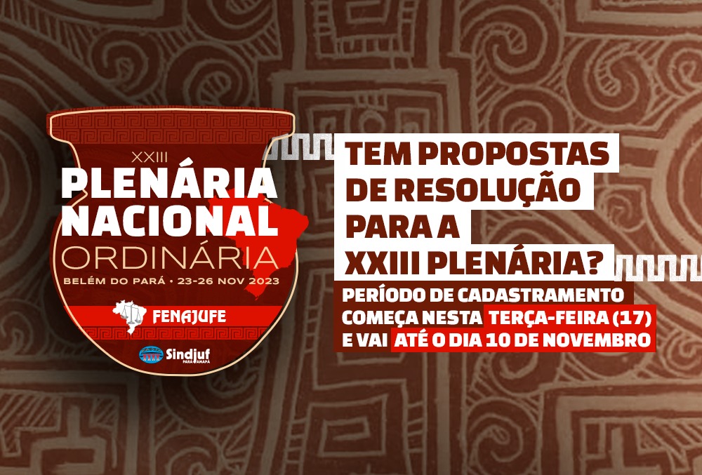 Tem propostas de resolução para a plenária? Período de cadastramento começa nesta terça-feira (17) e vai até o dia 10 de novembro