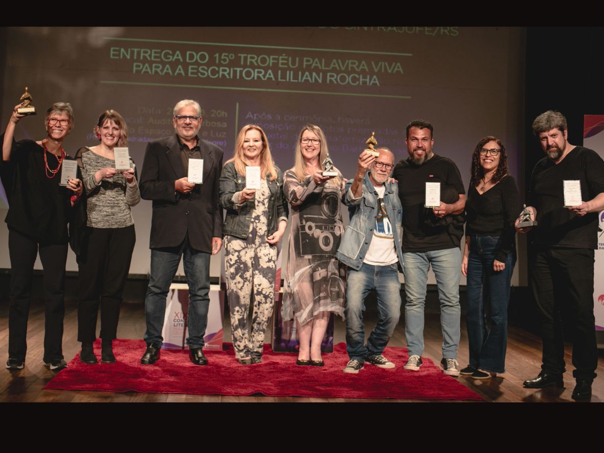 Em noite de celebração da cultura, Sintrajufe/RS entrega prêmios dos concursos Literário e Fotográfico