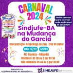 Carnaval 2024: Sindicato na rua com Democracia e sem Anistia!