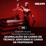 Após aprovação do NS dos Técnicos, Sisejufe busca reconhecimento para acumulação do cargo de Técnico Judiciário e cargo de Professor