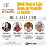 Sindjufe-BA promove live sobre Saúde Mental e Prevenção ao Suicídio