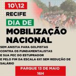 Sem anistia: Sintrajufe/PE emite nota sobre tentativa de golpe e assassinato de lideranças políticas