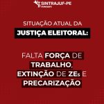 Situação atual da Justiça Eleitoral: Falta Força de Trabalho, Extinção de ZEs e Precarização
