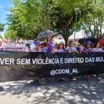 Mulheres exigem igualdade de direitos, fim da violência e da escala 6×1 no 8 de março