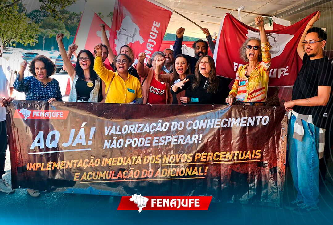 Fenajufe realiza mais um ato em Brasília