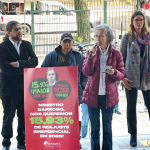 Ato em Porto Alegre reafirma reivindicação pelo reajuste de 15,93%; abstenções no Fórum e passivos irrelevantes na Federal causam indignação
