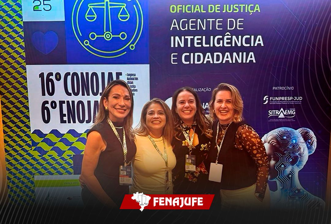 Fenajufe participa do 16º Conojaf e deseja uma excelente gestão à nova diretoria da Fenassojaf