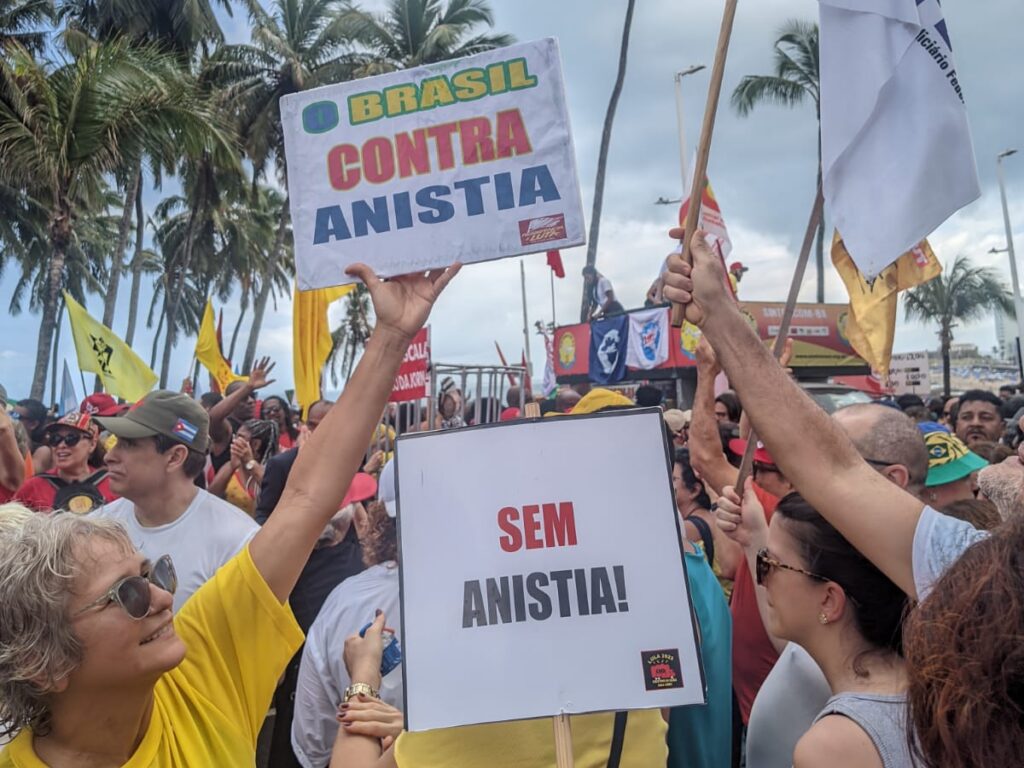 Sindjufe-BA vai às ruas contra a PEC da Bandidagem e a anistia