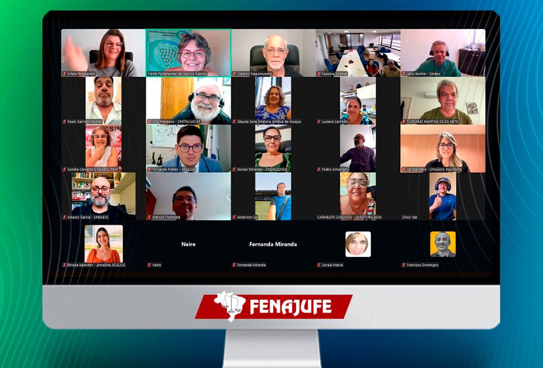 Reunião da Frente do Serviço Público orienta fortalecimento da mobilização nos estados