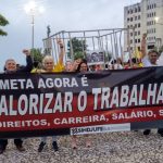 Sindjufe-BA leva às ruas a luta em defesa do servidor público, contra a Reforma Administrativa e por outras pautas de interesse do povo brasileiro