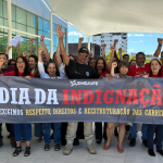 Em assembleia e ato, categoria indica paralisação com entrega de pauta à presidência do TRT5